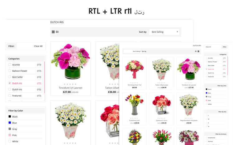 Bossom The Flower Gift Premium Boostrap Shopify Theme #143355