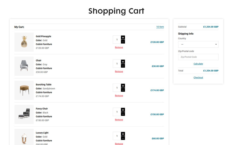 Cubist The Furniture Interior Responsive eCommerce Shopify Theme #144028