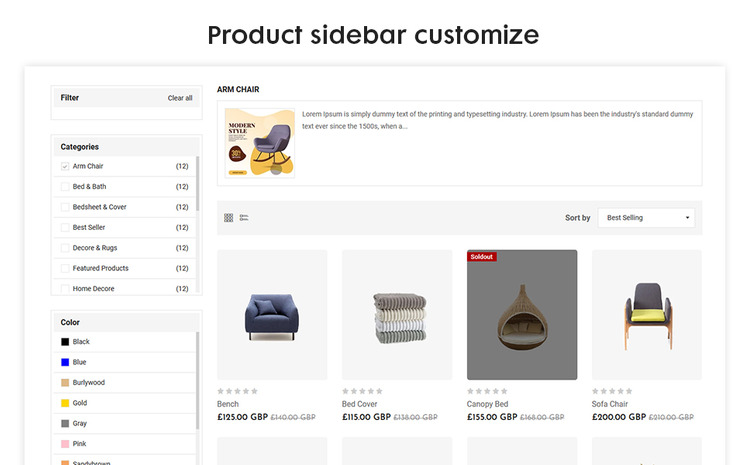 Cubist The Furniture Interior Responsive eCommerce Shopify Theme #144028