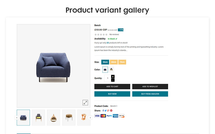 Cubist The Furniture Interior Responsive eCommerce Shopify Theme #144028