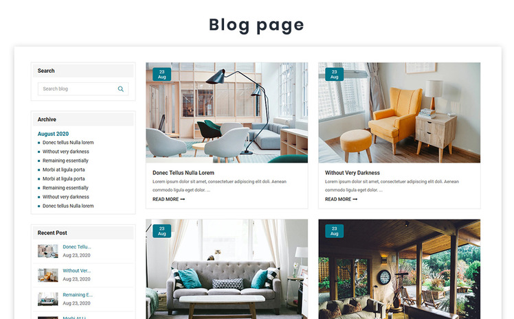 Cubist The Furniture Interior Responsive eCommerce Shopify Theme #144028