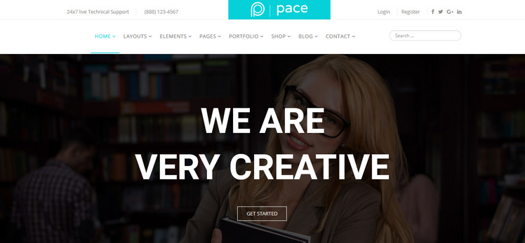 Pace - Responsive MultiPurpose Joomla 5 Template #78775