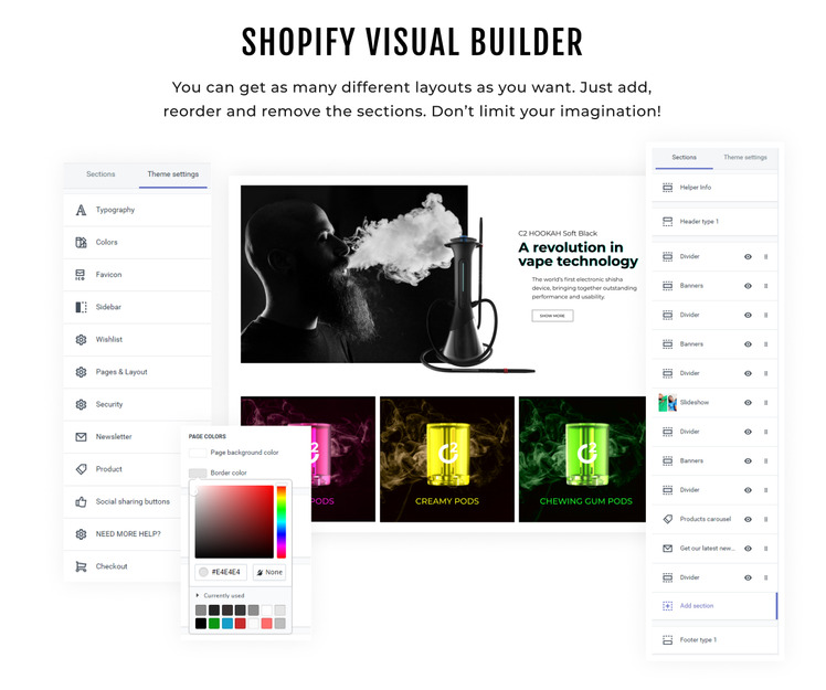 Apparelix Hookah Online eCommerce Template Shopify Theme #98574-2