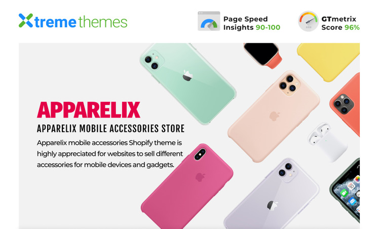 Apparelix Mobile Accessories Shopify Theme #103102-1