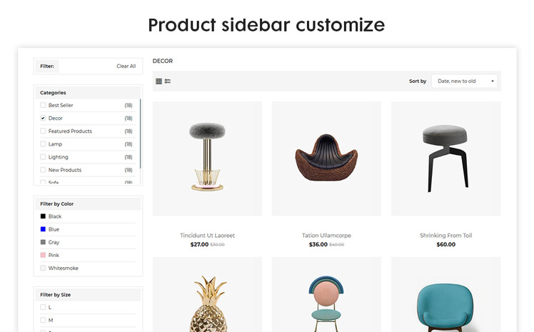 Drap Furniture Interior Bootstrap Shopify Theme #155074