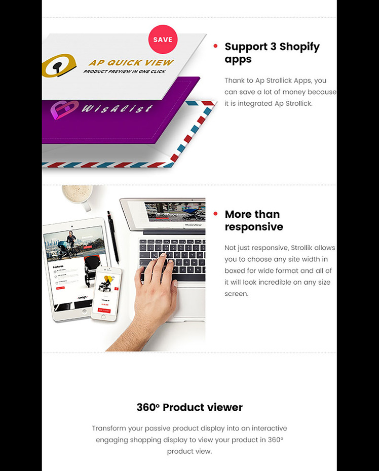 Ap Strollik Flexible Single Product E commerce Shopify Theme #261995