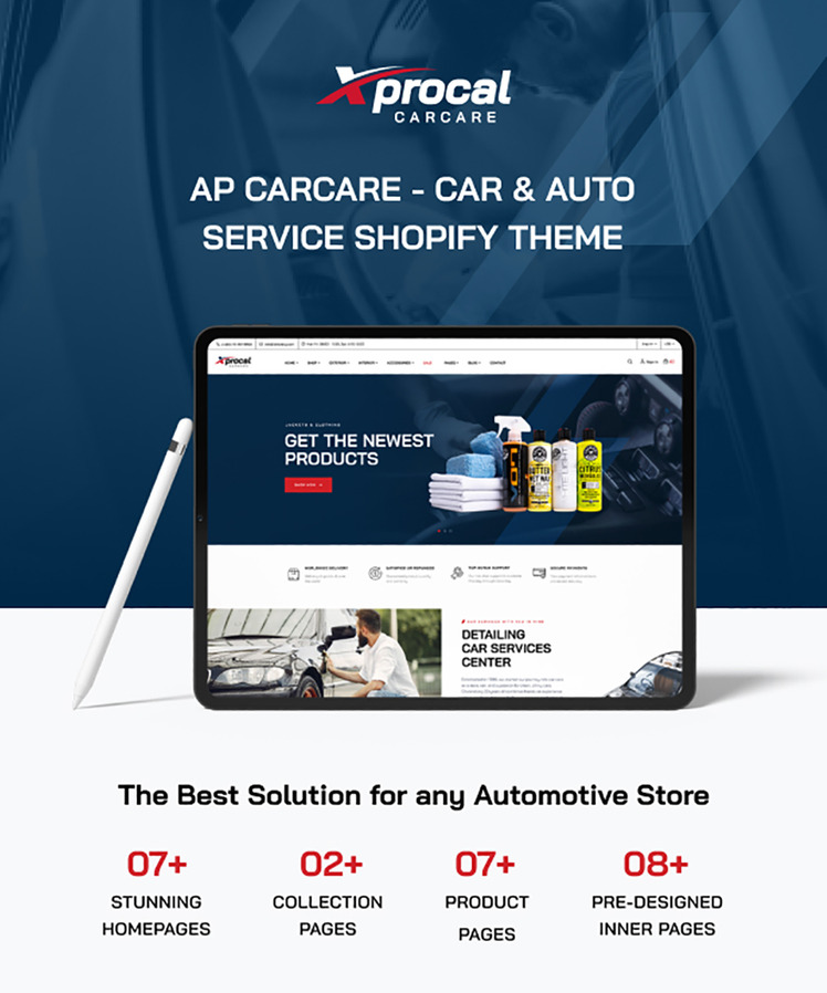 Ap Carcare Car Service Shopify Theme #307132