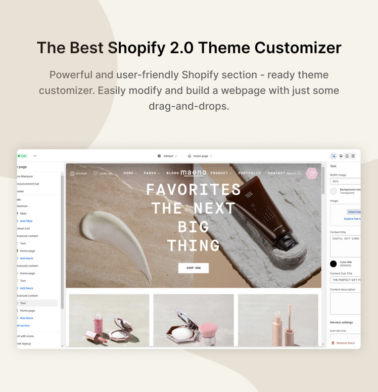 Ap Maeno Cosmetic Beauty Shopify Theme #392561