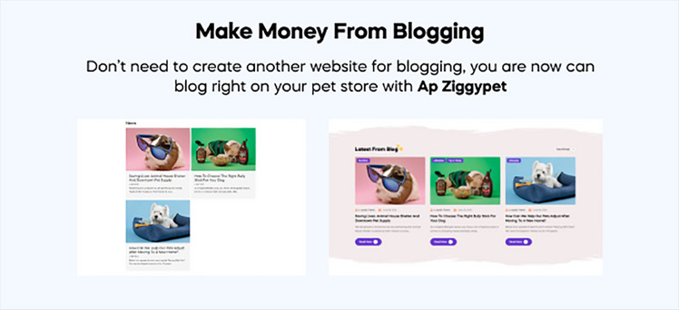 TM Ziggypet Pet Care Pet Shop Shopify Theme #266492