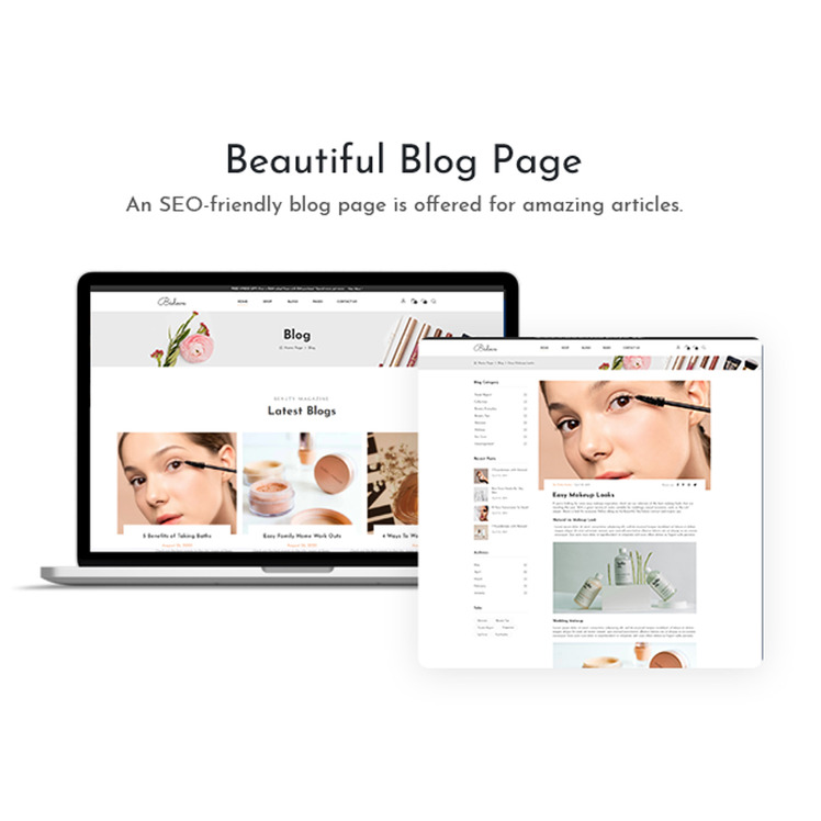 Beauty Cosmetic Responsive Store Shopify Theme #194273