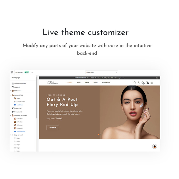 Beauty Cosmetic Responsive Store Shopify Theme #194273