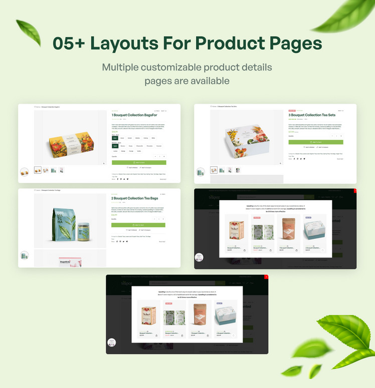 Ap Teapoz Organic Tea Shop Shopify Theme #358973