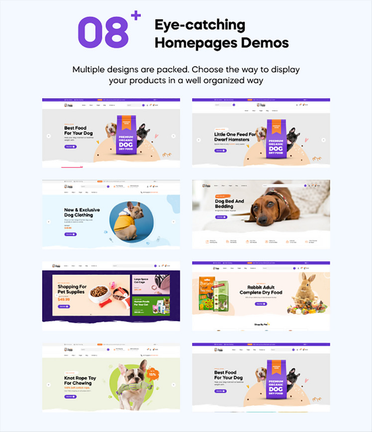 TM Ziggypet Pet Care Pet Shop Shopify Theme #266492