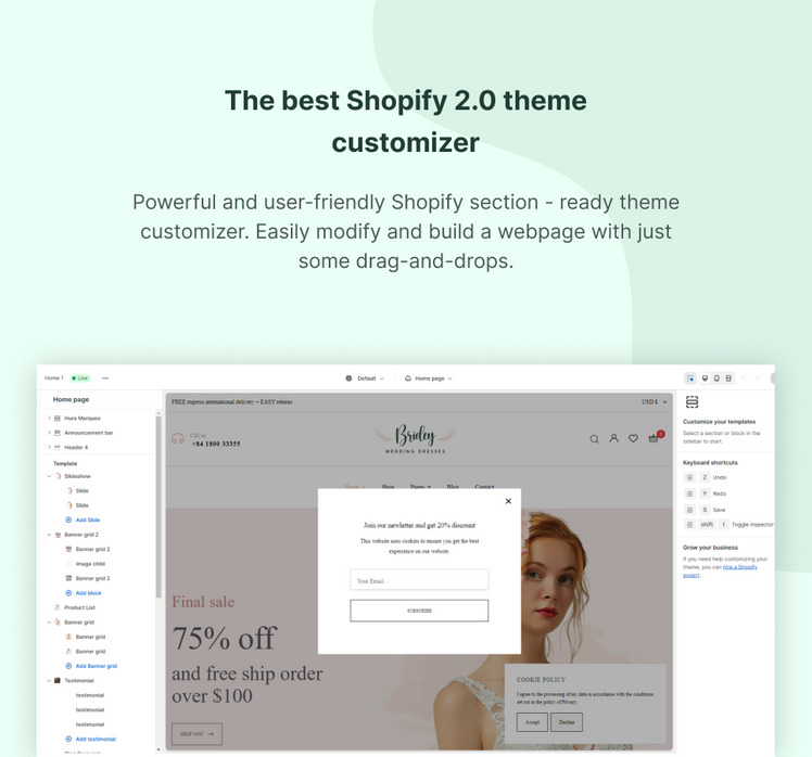 Ap Bridey Wedding Store Shopify Theme #386525