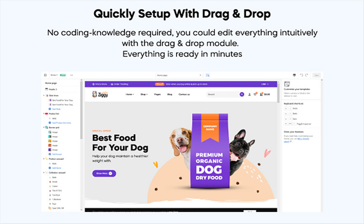 TM Ziggypet Pet Care Pet Shop Shopify Theme #266492