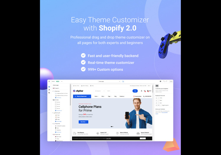Ap Digitaz Multipurpose Hitech Shopify Theme #296381