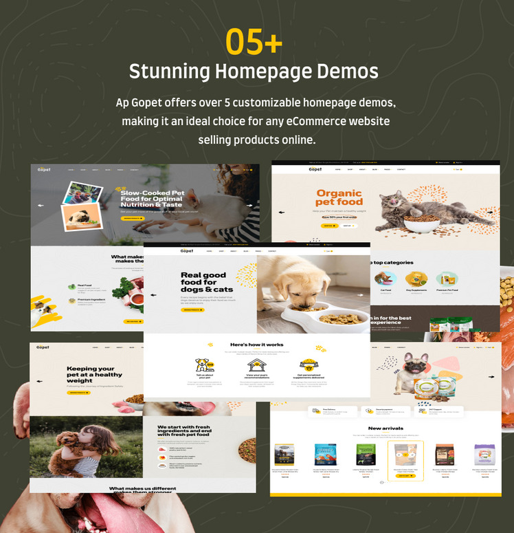Ap Gopet Animal Pet Care Shopify Theme #347543