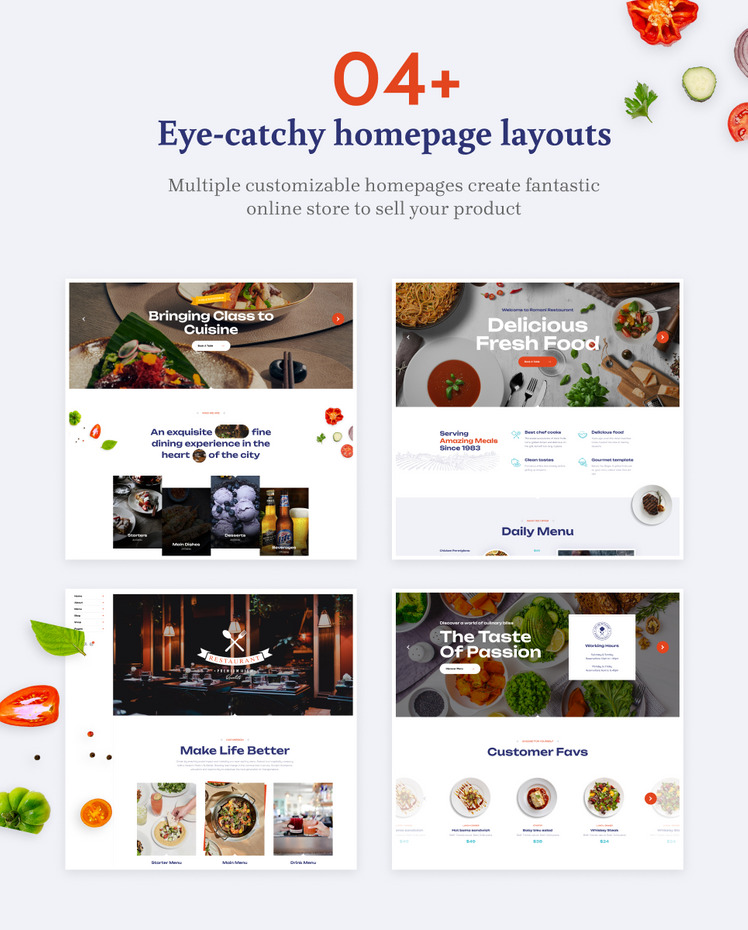 Ap Romani Food Restaurant Shopify Theme #439772