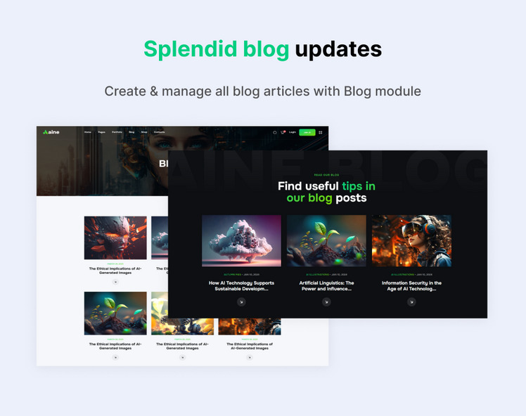 Ap Aine AI Image Generator Shopify Theme #424615