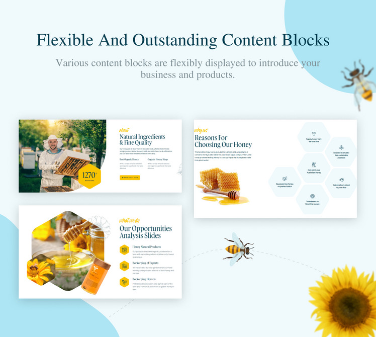 Ap Beezi Honey Organic Food Shopify Theme #351422