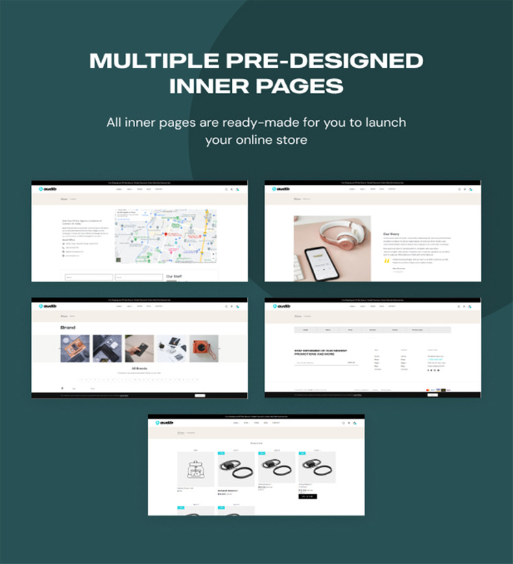 Ap Audib Speaker Audio Gears Shopify Theme #328163