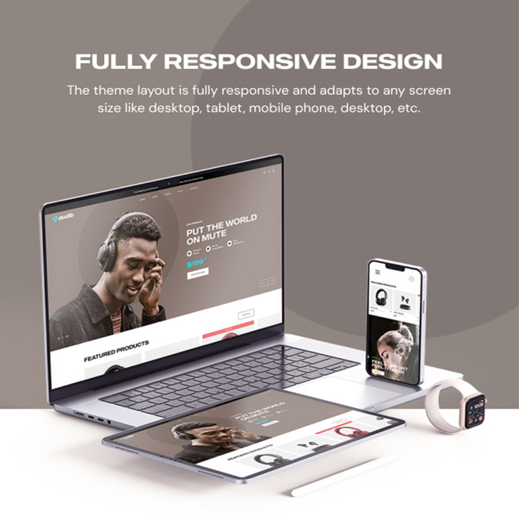 Ap Audib Speaker Audio Gears Shopify Theme #328163
