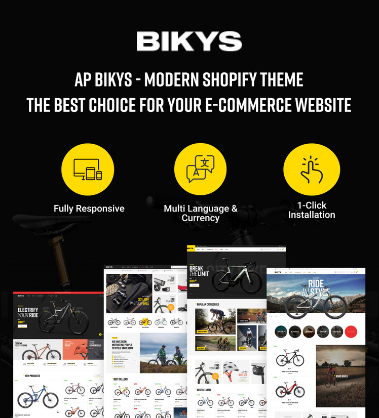 Ap Bikys Bike Shop Shopify Theme #368676