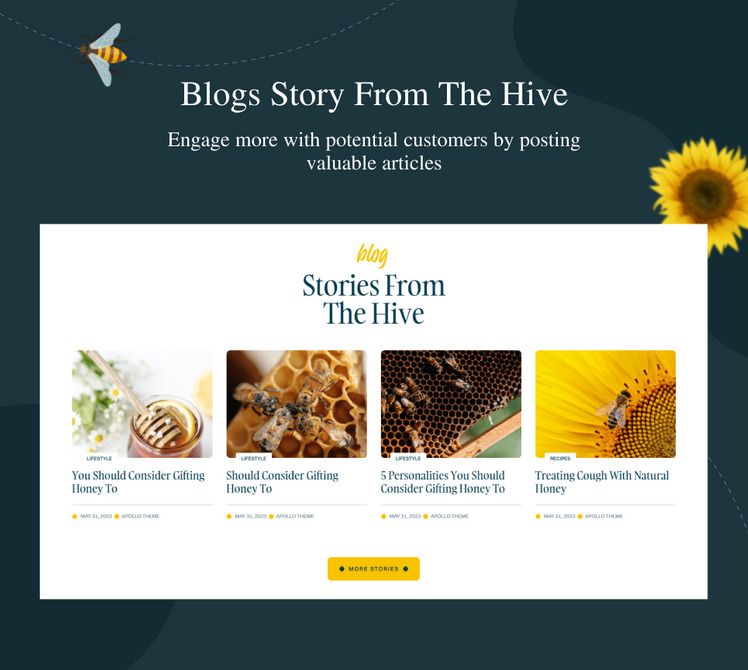 Ap Beezi Honey Organic Food Shopify Theme #351422