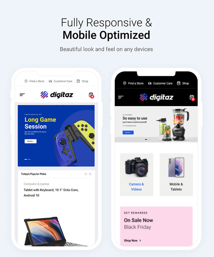 Ap Digitaz Multipurpose Hitech Shopify Theme #296381