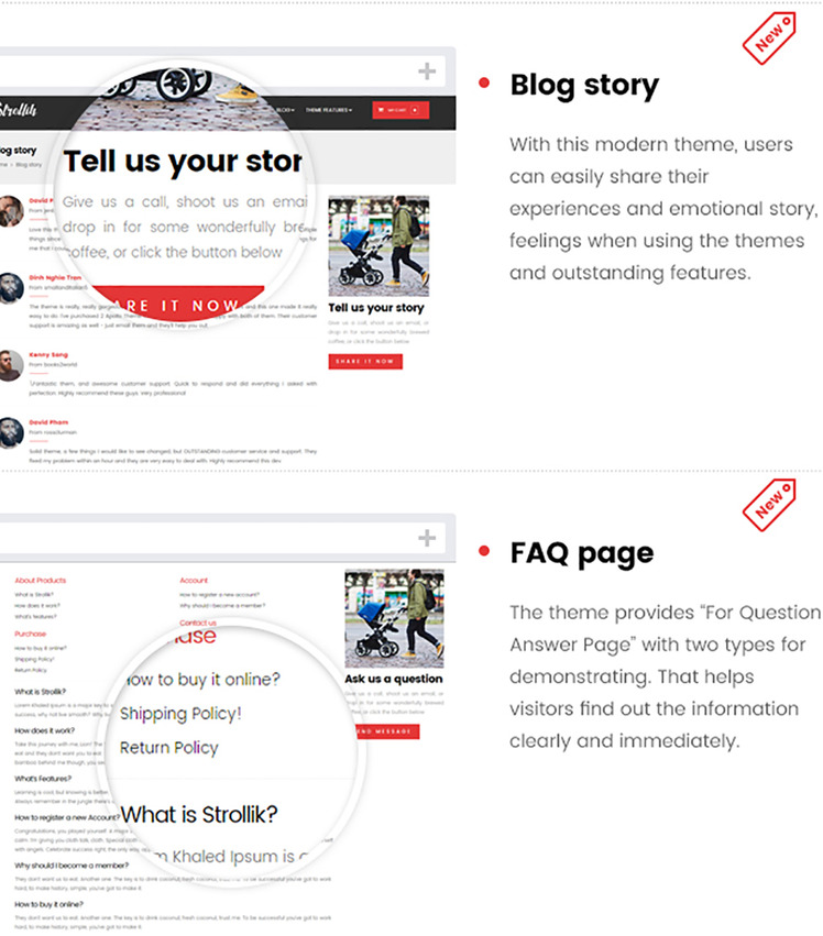 Ap Strollik Flexible Single Product E commerce Shopify Theme #261995