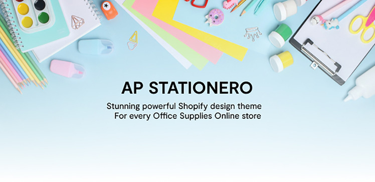TM Stationero Ofice Supplies Shopify Theme #263910