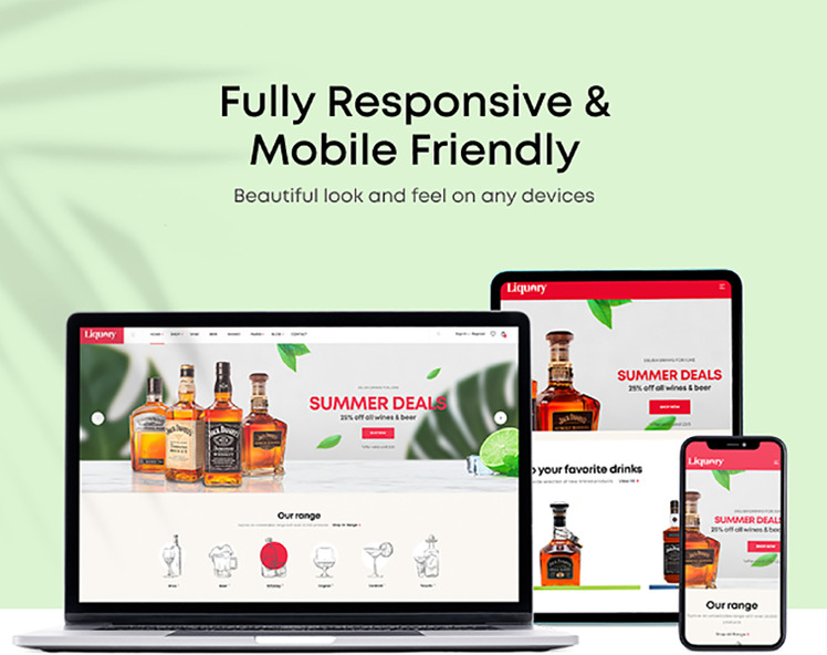 Ap Liquory Wine Shop Shopify Theme #288370