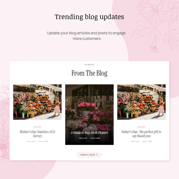Ap Rosaa Flower Shop Shopify Theme #347544