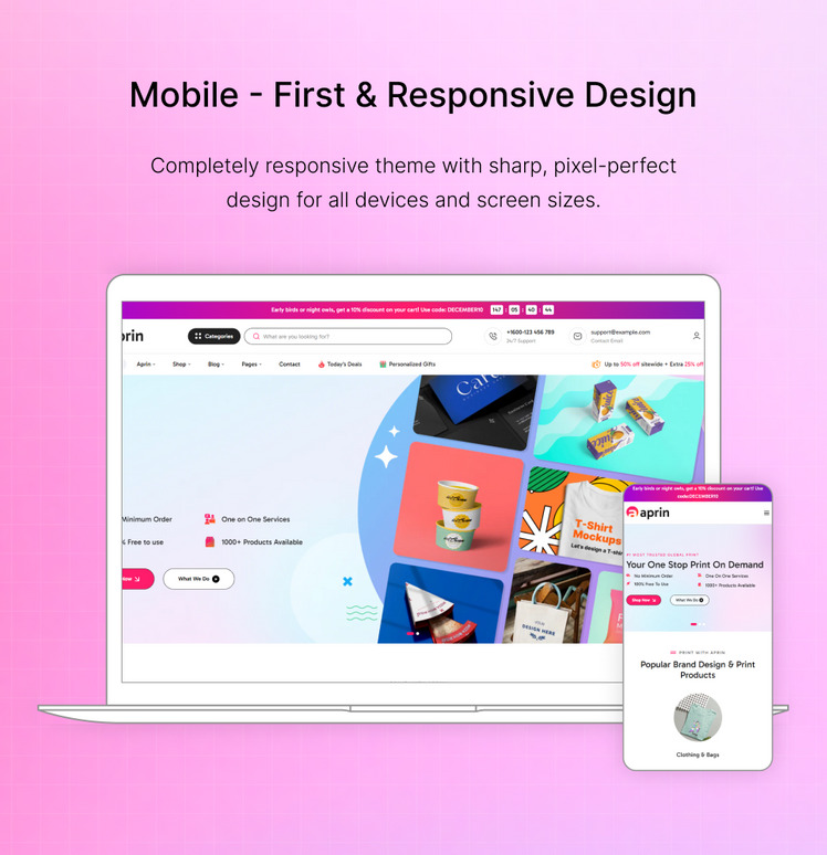 Ap Aprin POD Personalized Gifts Shopify Theme #436266