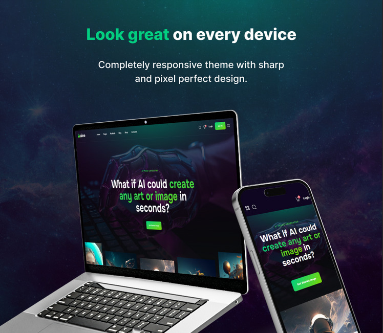 Ap Aine AI Image Generator Shopify Theme #424615