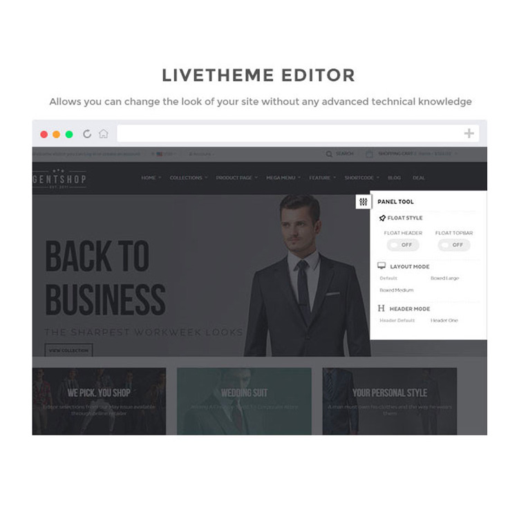 Elegant Office Men s Fashion Shopify Theme #190832