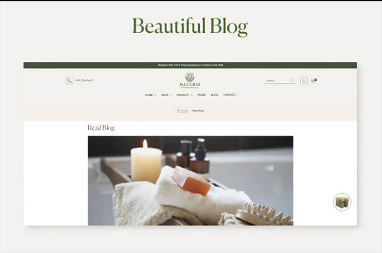 TM Naturis Handmade Store Shopify Theme #260713