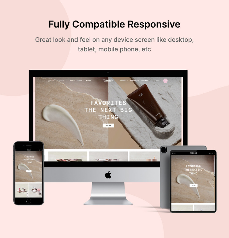 Ap Maeno Cosmetic Beauty Shopify Theme #392561