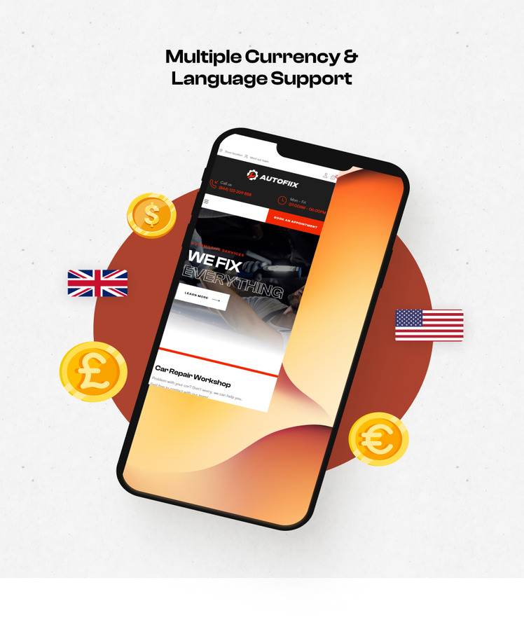 Ap Autofiix Car Repair Auto Services Shopify Theme #337346
