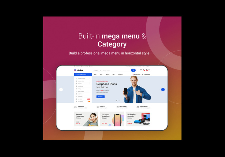 Ap Digitaz Multipurpose Hitech Shopify Theme #296381