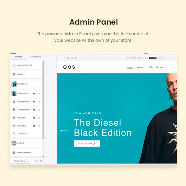 Fancy Style Clothing eCommerce Shopify Theme #187622
