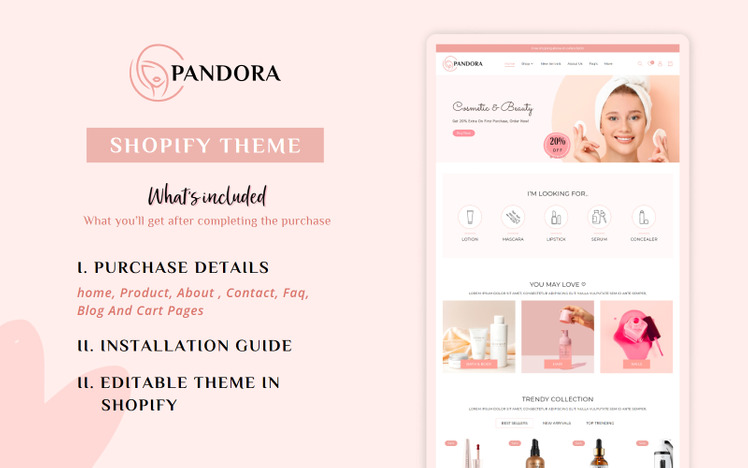 Beauty Shopify Theme SkinCare Shopify Theme Boutique Shopify Template Shopify OS #297330-6