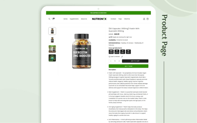 Nutronix Shopify Nutrition Theme Shopify Health Care Products Shopify Supplement shopify #321116-4