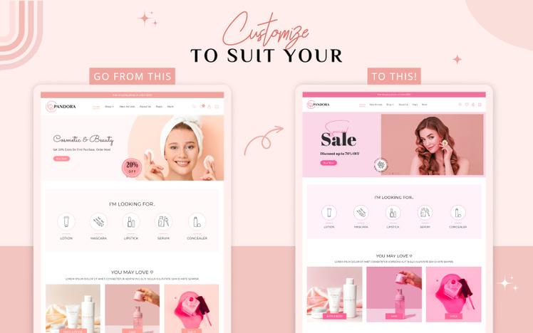 Beauty Shopify Theme SkinCare Shopify Theme Boutique Shopify Template Shopify OS #297330-8