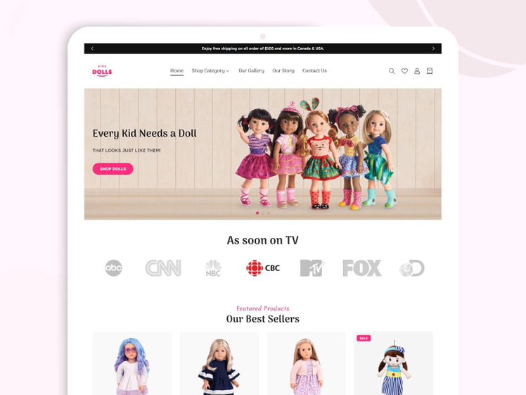 Shopify Barbie Doll Theme Shopify Kids Toys Theme Latest Shopify #299696-2