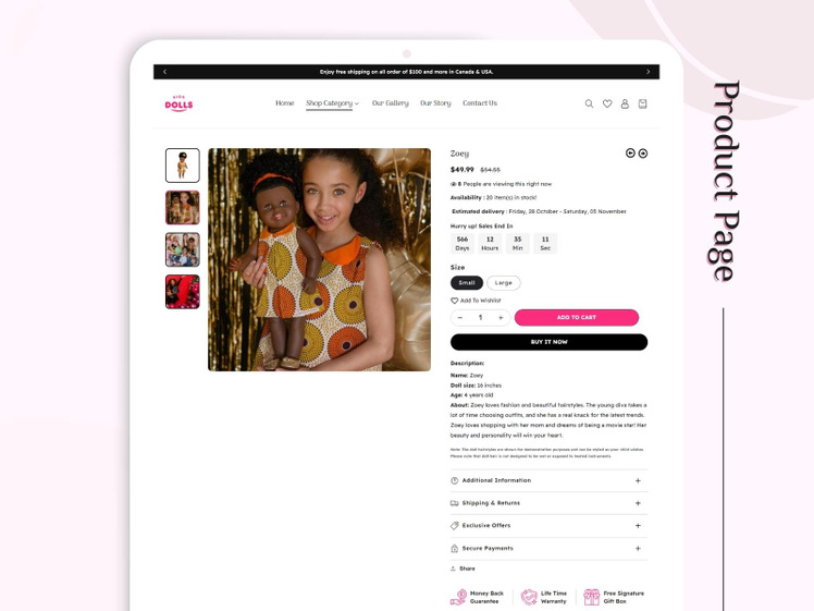 Shopify Barbie Doll Theme Shopify Kids Toys Theme Latest Shopify #299696-3