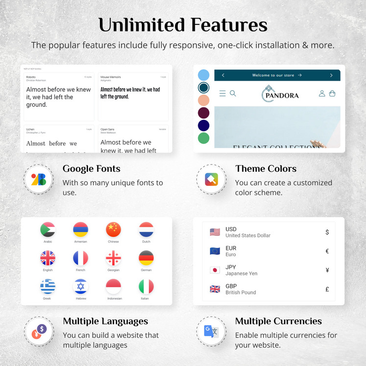 Pandora Jewelry Shopify Theme Minimalist Clean Shopify jewellery Theme Shopify OS #274237-4