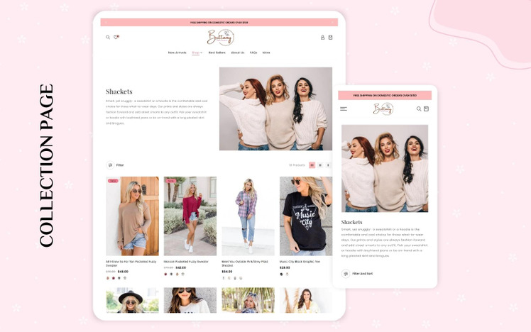 Best Shopify Fashion Theme Modern Clothing Store Shopify Themes for Clothing Shopify #293652-5