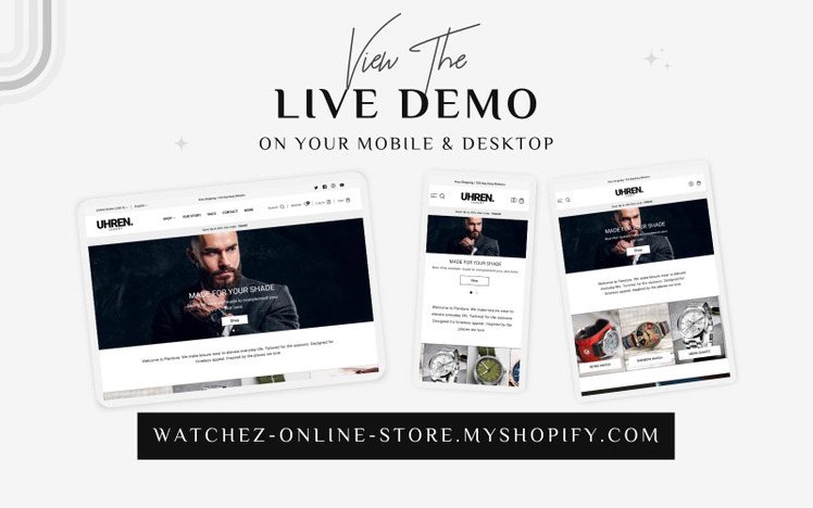 Luxury Shopify Watch Template Shopify Watches Stores Shopify Smart Watch Store Shopify #330324-8