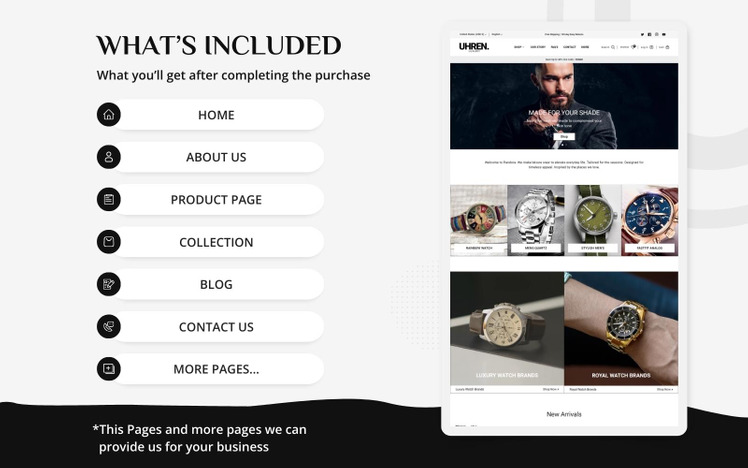 Luxury Shopify Watch Template Shopify Watches Stores Shopify Smart Watch Store Shopify #330324-13